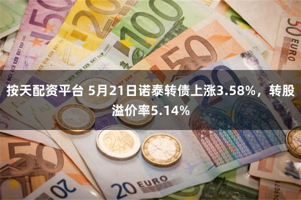 按天配资平台 5月21日诺泰转债上涨3.58%，转股溢价率5.14%