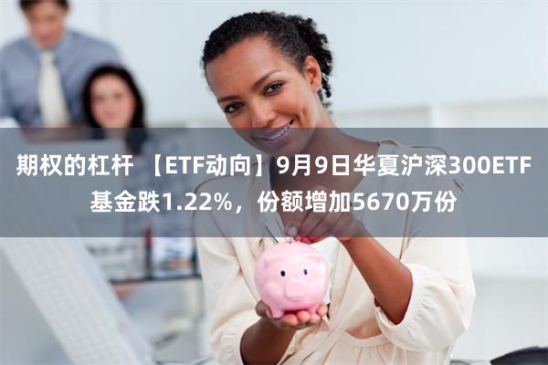 期权的杠杆 【ETF动向】9月9日华夏沪深300ETF基金跌1.22%，份额增加5670万份